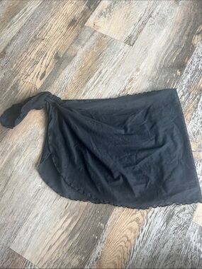 Target Black Wrap Skirt